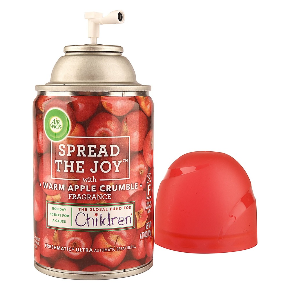 Air Wick Freshmatic Ultra Refill Unisex 6.17oz Warm Apple Crumble Holiday Scent